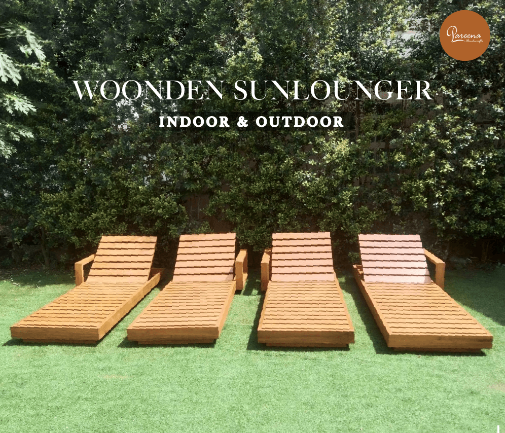 เตียงริมสระแบบคู่ ไม้สัก PAREENA DECOR รุ่น MODERN TEAK เตียงอาบแดด_3